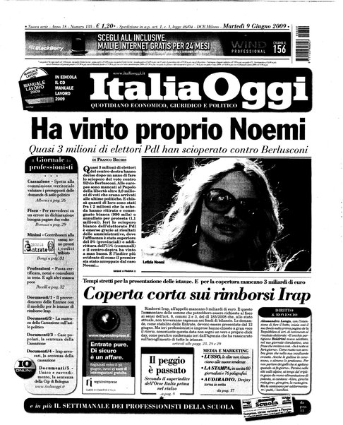 Italia oggi : quotidiano di economia finanza e politica